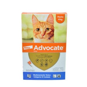 ADVOCAT GATO 4 KG X 3 PIPETA