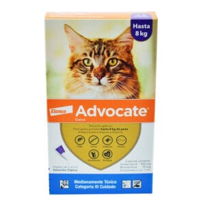 ADVOCAT GATO 8 KG X 3 PIPETAS