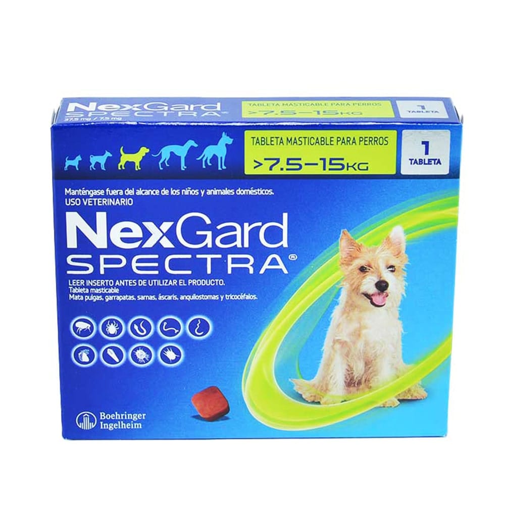NEXGARD SPECTRA M (7.5-15 Kg)