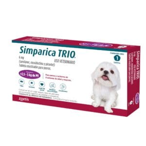 SIMPARICA TRIO CAJA X 1 TAB (25-5KG) MORADO